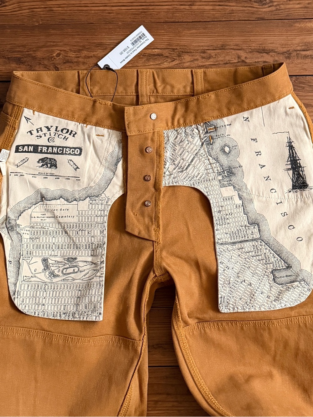 Taylor Stitch x Ron Finley Boss Duck Carpenter Pant 32 NWT - Picture 12 of 15